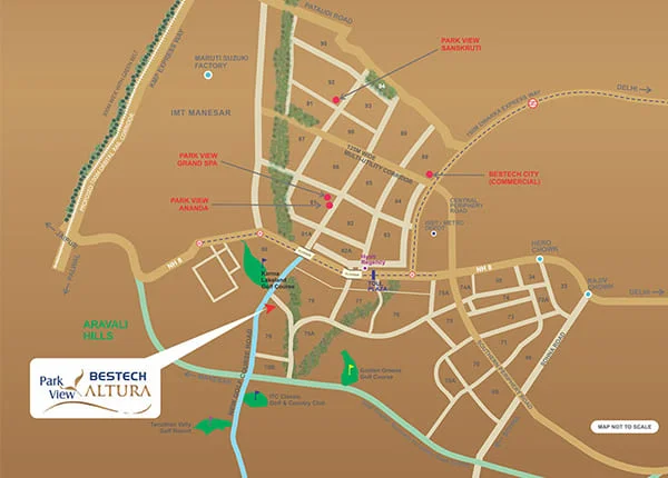 Bestech Altura location map