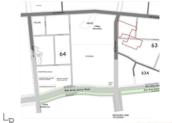 DLF Arbour location map