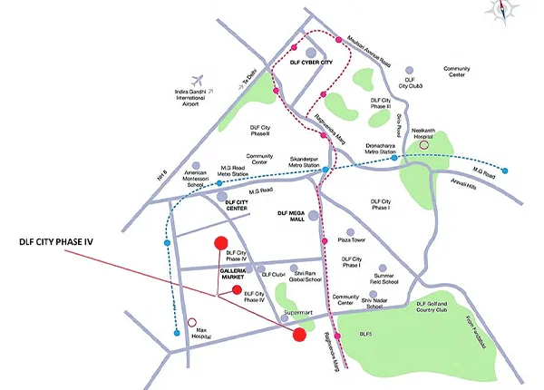 DLF Floors location map