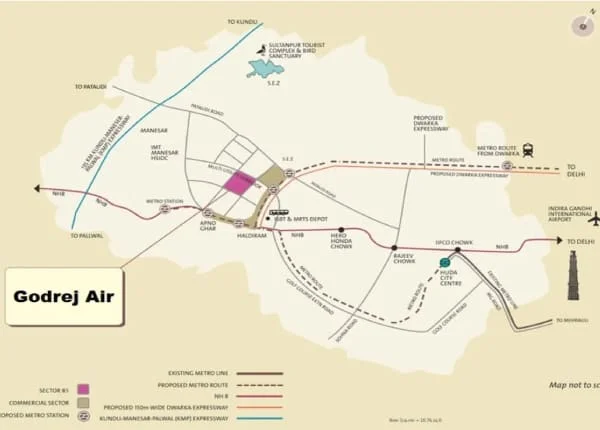 Godrej Air location map