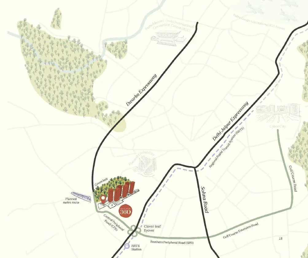 Max Estate 360 location map