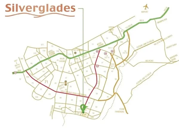 Silverglades Hightown Residences location map