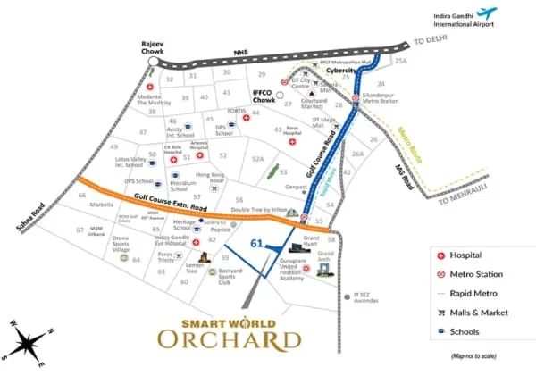 Smartworld Orchard location map