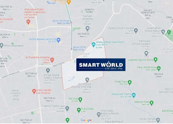 Smartworld Sky Arc location map