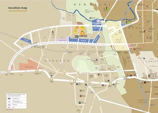 Sobha International location map