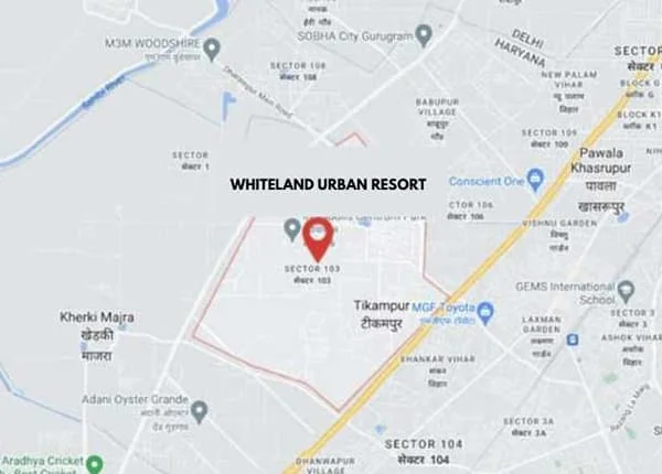 Whiteland Urban Resort location map